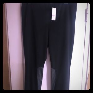 Black Legging (faux leather lower part of leg)
